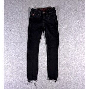 True Religion Manchester United Womens Jeans Black Tag Size 24 (22x24) Skinny